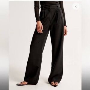 Abercrombie & Fitch Black Wide Lega Pants 00 24